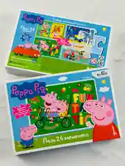 Логика для малышей Свинка Пеппа 24 элемента мульт мозаика Peppa Pig