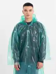Зеленый дождевик