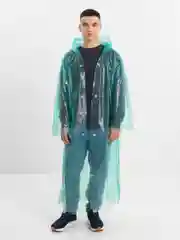 Зеленый дождевик