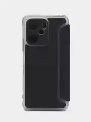 Черный чехол-книжка "ультратонкий" для Xiaomi Redmi 13C (4G)/Poco C65 (5G)