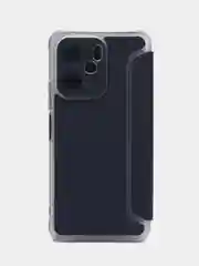 Темно-синий чехол-книжка "ультратонкий" для Xiaomi Redmi 13C (4G)/Poco C65 (5G)
