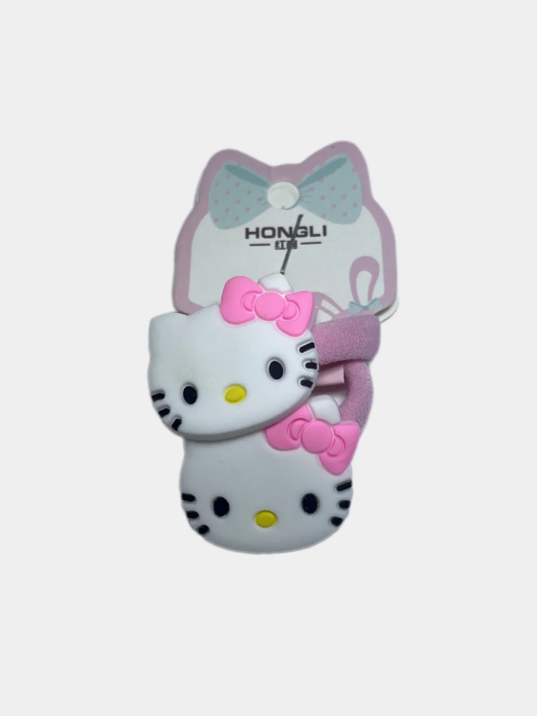Розовый детские резинки для волос Hello Kitty, 2 штуки