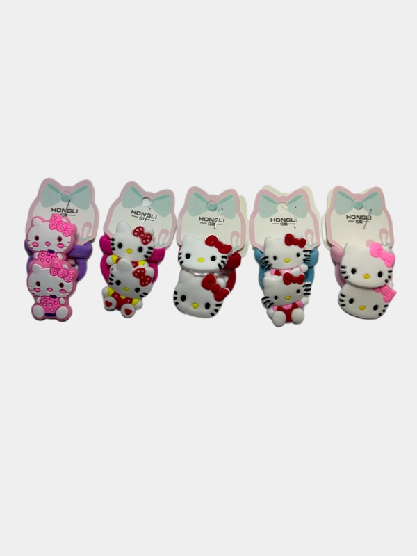 Детские резинки для волос Hello Kitty, 2 штуки
