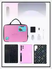 Золотой планшет андроид UMIIO S24, с клавиатурой Tablet PC, 10,1 IPS, 4G LTE/5G, Dual SIM