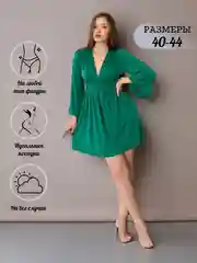 Лесной зеленый платье вечернее на новый год