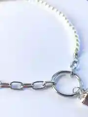 Колье "Цепь, жемчужины и сердце"