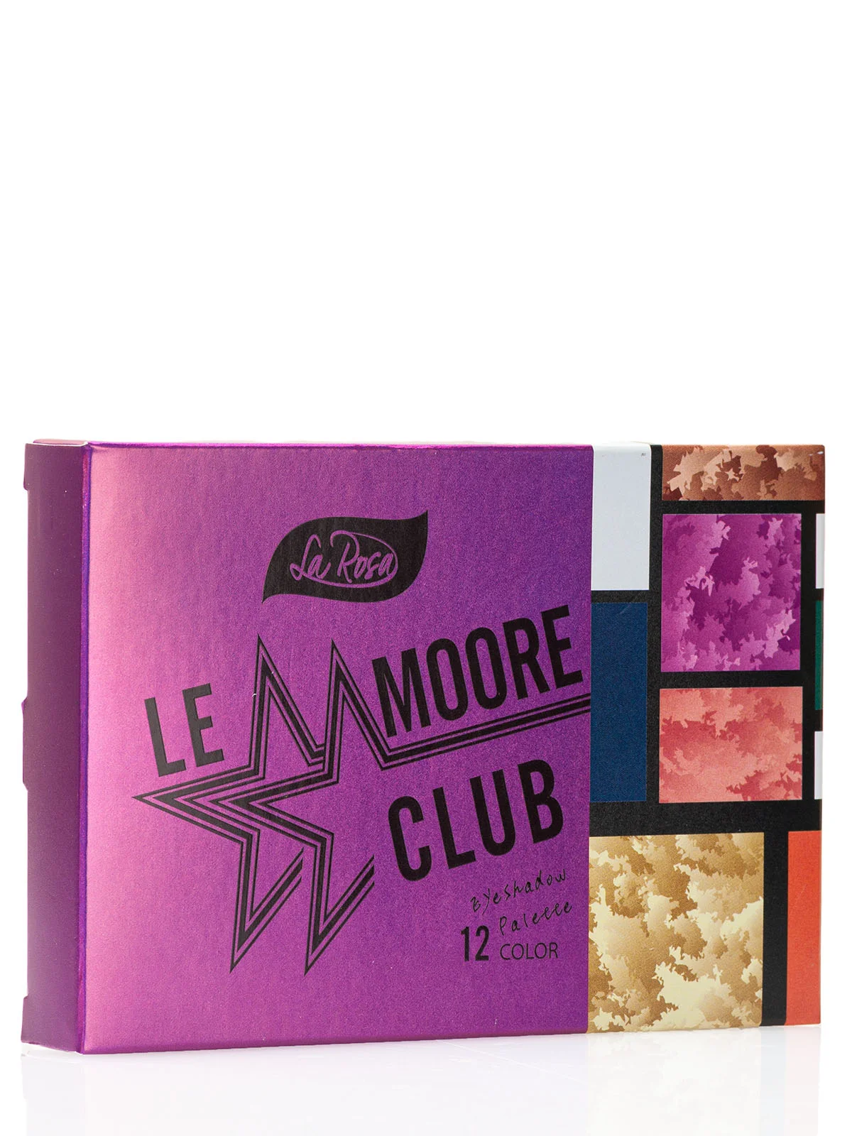 Тени для век Le Moore Club 12 цветов в палетке