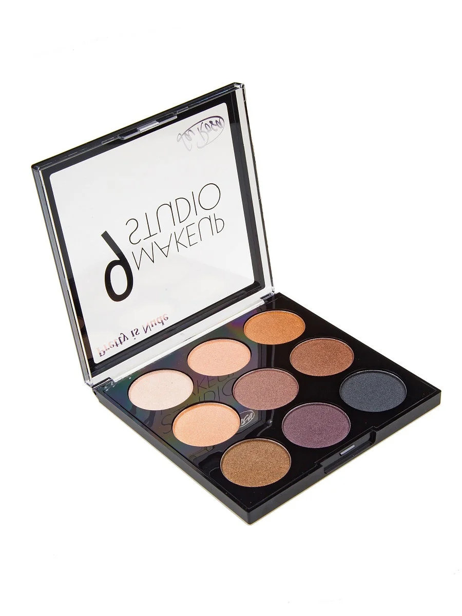 Тени для век "MAKEUP STUDIO" , 9 цветов в палетке