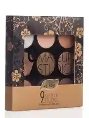 Тени для век "MAKEUP STUDIO" , 9 цветов в палетке