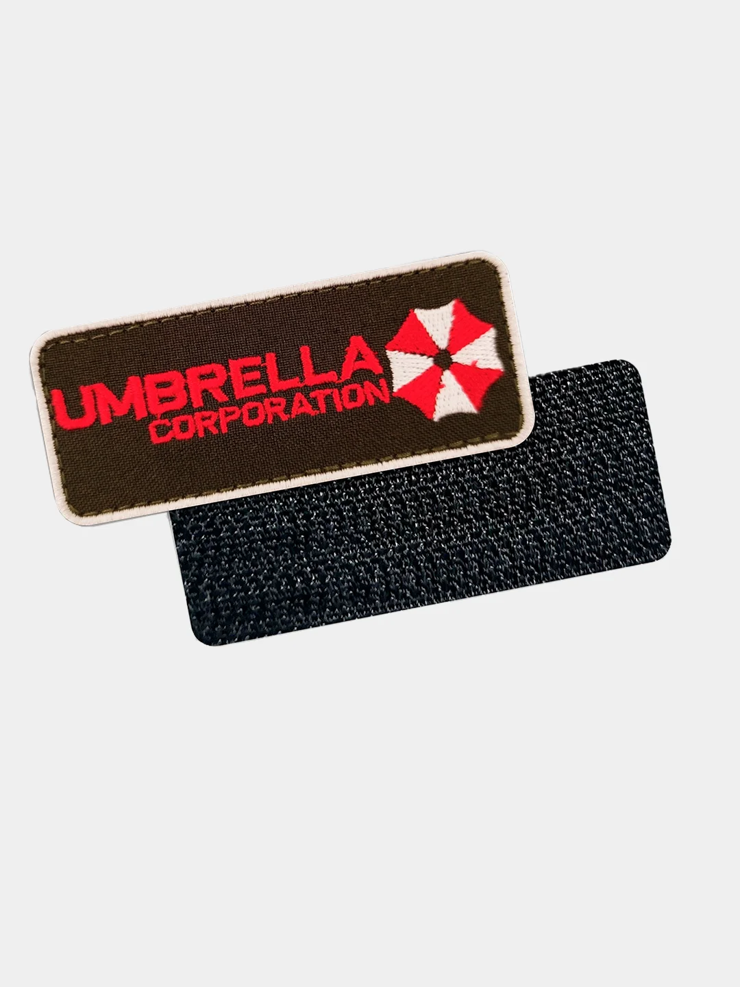 Зелёный хаки нашивка шеврон на одежду Umbrella, на липучке