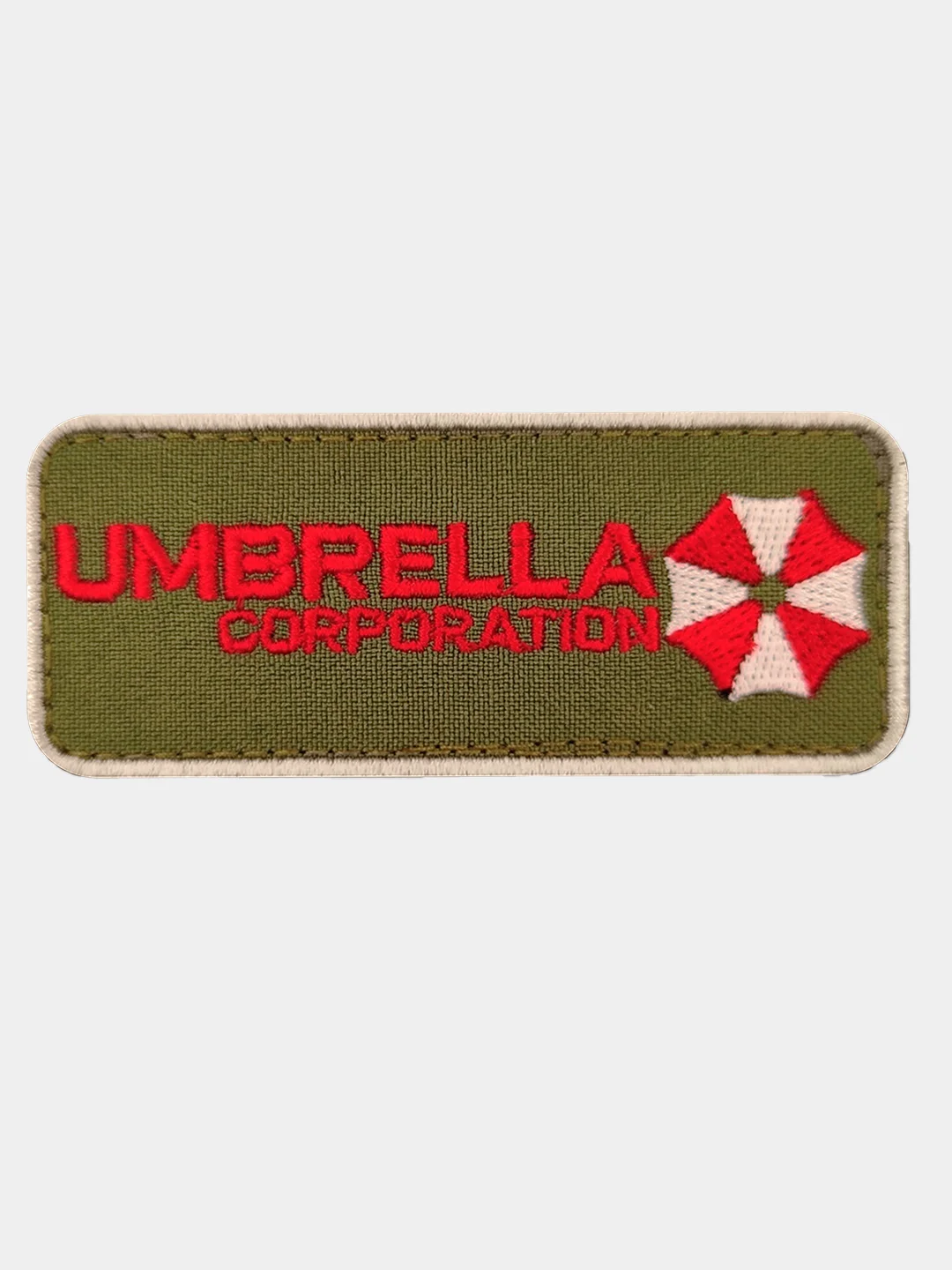Зелёный хаки нашивка шеврон на одежду Umbrella, на липучке