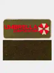 Зелёный хаки нашивка шеврон на одежду Umbrella, на липучке