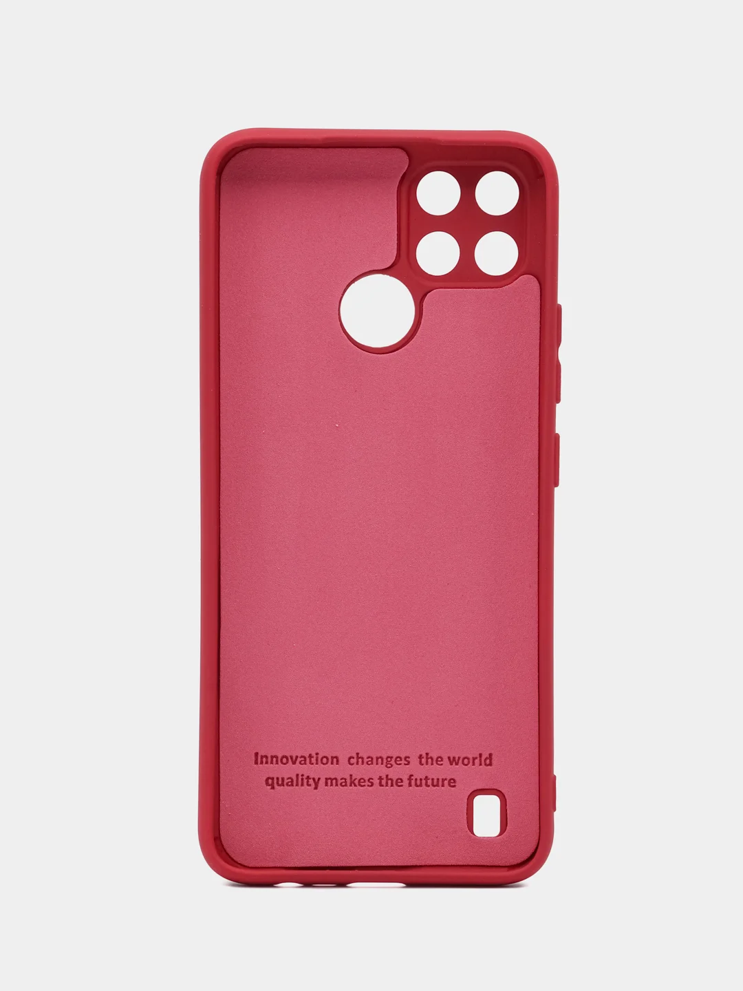 Марсала чехол Silicone Cover для REALME C21Y, силиконовый