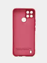 Марсала чехол Silicone Cover для REALME C21Y, силиконовый