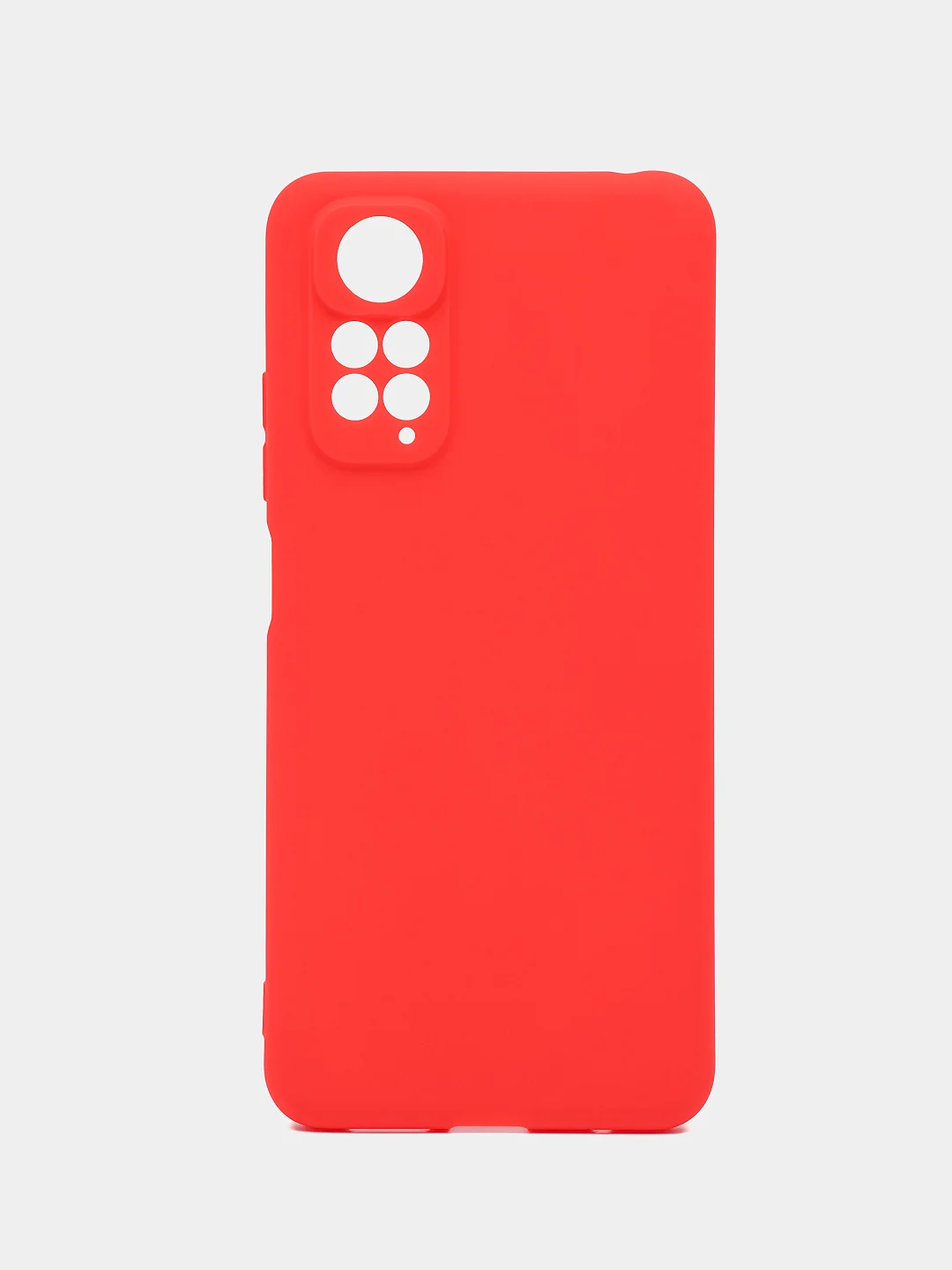 Алый чехол для Xiaomi Redmi Note 11 4G, Note 11S, Note 11 NFC, силиконовый