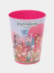Розовый комплект из стакана и тарелки "Enchantimals" 350 мл