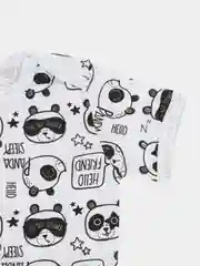 Комплект нательный для новорожденных кофточка-лодочка + трусики на памперс 3 шт