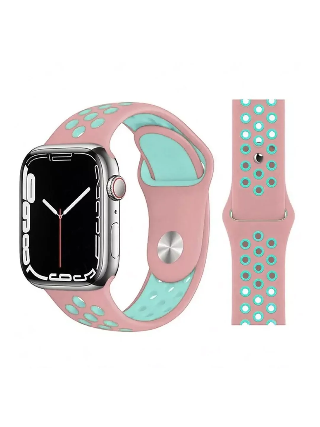 Бирюзовый спортивный ремешок для Xiaomi Amazfit Bip / GTR 42 мм / GTS / Samsung Gear S2