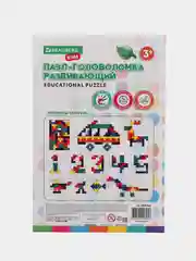 Головоломка Brauberg Kids, для детей деревянная Тетрис от 3 лет, сортер, пазлы для малышей