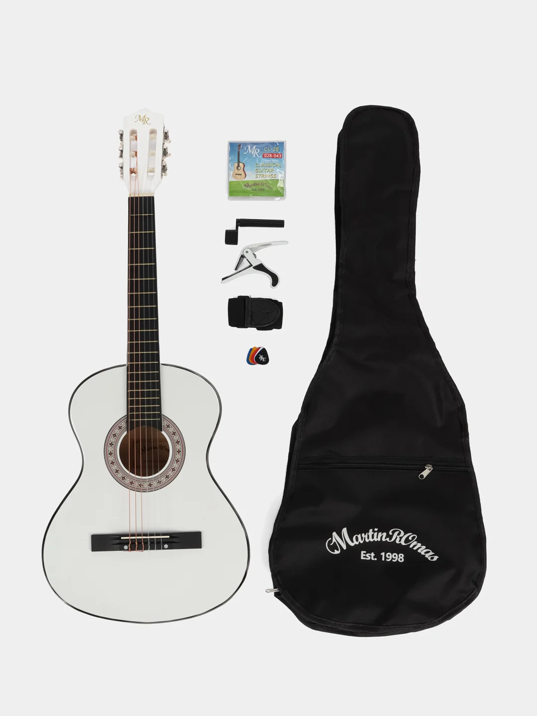 Классическая гитара 3/4 с аксессуарами Martin Romas Pack JR-360 WH