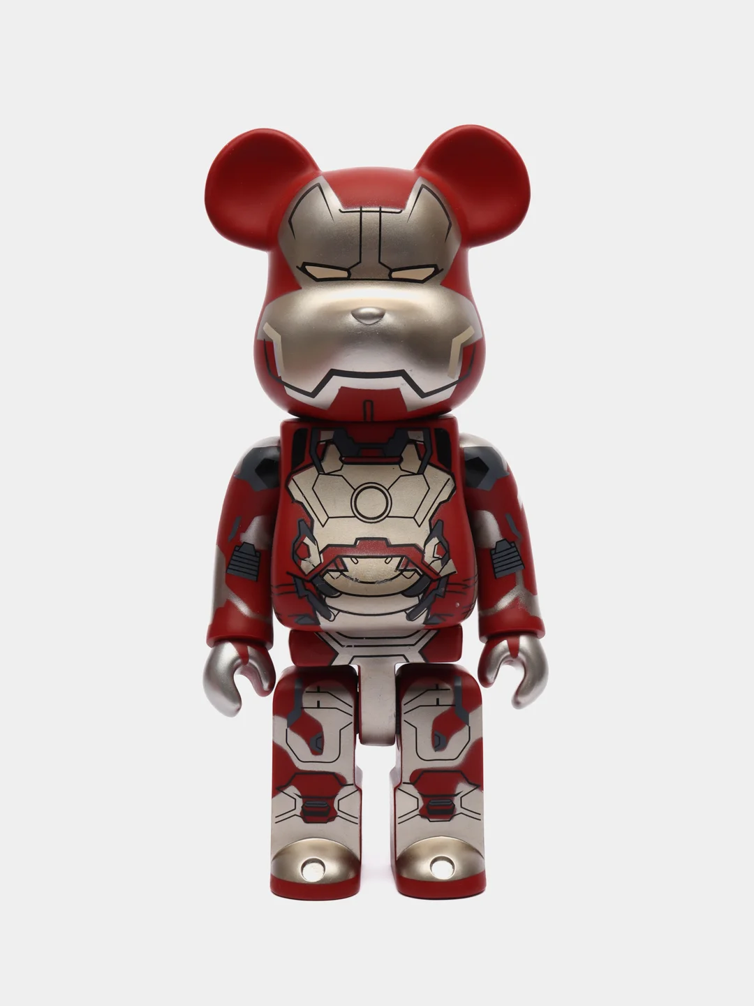 Коллекционная Игрушка Bearbrick "железный человек" 28 см