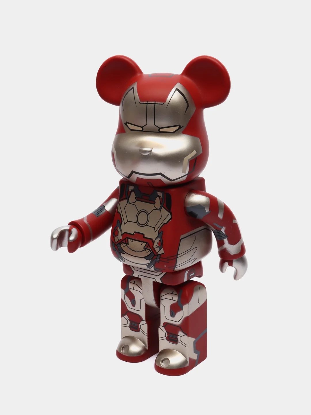 Коллекционная Игрушка Bearbrick "железный человек" 28 см