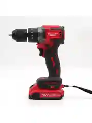 Красный бесщеточная ударная дрель - аккумуляторный шуруповерт Milwaukee, 24V / 36V