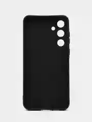 Черный чехол Samsung Galaxy A55 / Самсунг Галакси А55 силиконовый, чёрный, прозрачный с кармашком