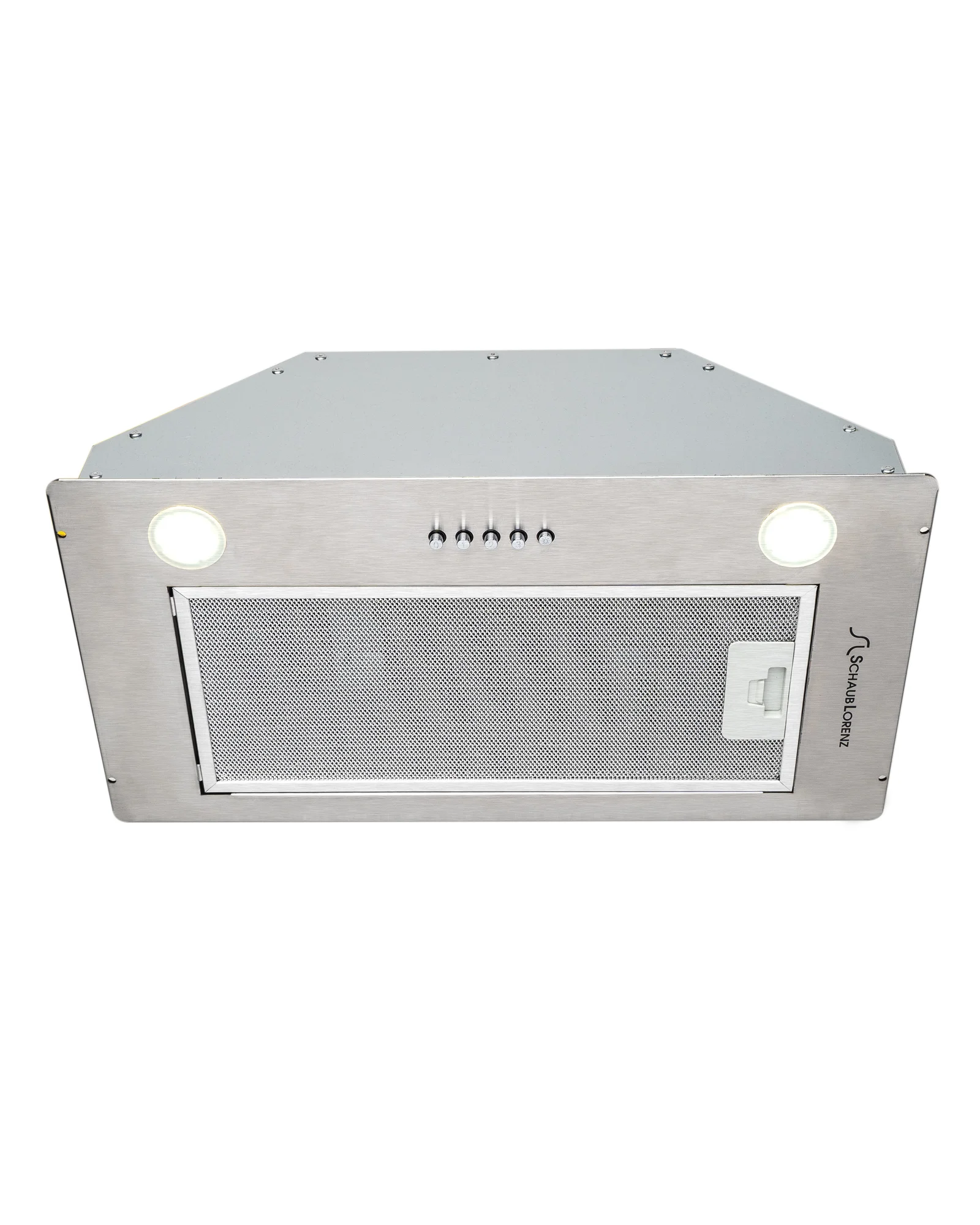 Серебряный вытяжка полновстраиваемая Schaub Lorenz SLD EE5004, 50 см, нержавеющая сталь
