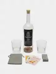 Подарочный набор для мужчины, подарок мужчине: стаканы для виски, бутылка 1 л