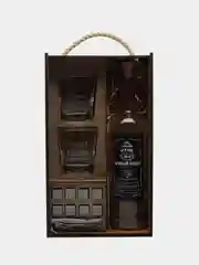 Подарочный набор для мужчины, подарок папе: стаканы для виски, бутылка 1 л