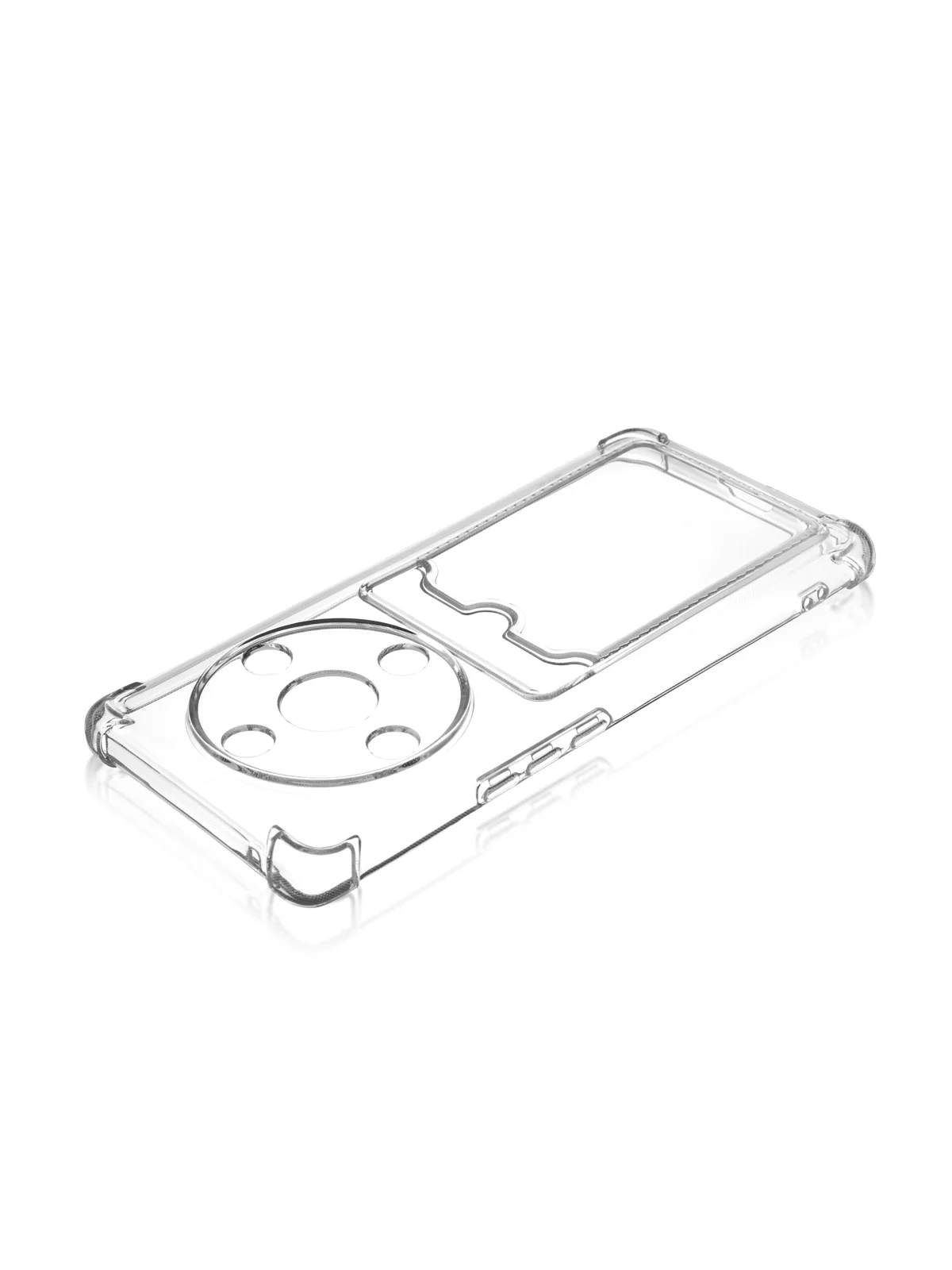Прозрачный чехол для Honor X9b 5G/ Magic 6 Lite 5G противоударный BROSCORP с углами карманом для карт