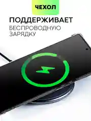 Прозрачный чехол для Honor X9b 5G/ Magic 6 Lite 5G противоударный BROSCORP с углами карманом для карт
