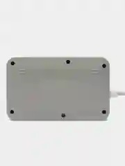 Черный сетевой фильтр-удлинитель 6 USB A, 3 розетки, быстрая зарядка 4.1А, 1.8 метров, черный
