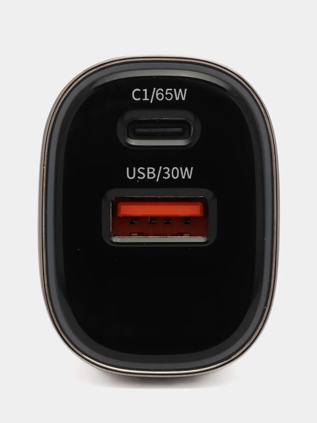 Автомобильное зарядное устройство с USB A, USB C быстрая зарядка до 95W, черный