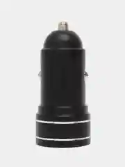 Зарядное устройство для автомобиля 2 USB, Type-C, 20W QC 3.0 быстрая зарядка, черный
