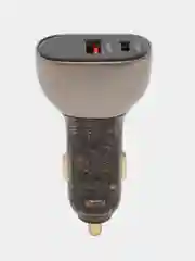 Автомобильное зарядное устройство с USB A, USB C быстрая зарядка до 95W, черный