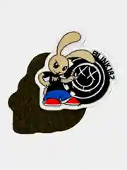 Белый нашивка шеврон на одежду Группа Blink182, на липучке