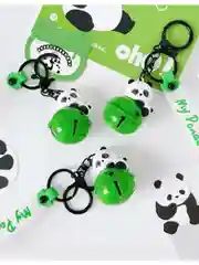 Брелок для ключей Panda с колокольчиком