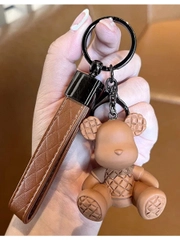 Брелок для ключей Bearbrick коричневый