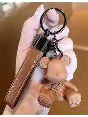 Брелок для ключей Bearbrick коричневый