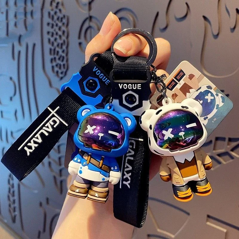 Брелок для ключей Kawaii Bearbrick синий