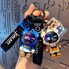 Брелок для ключей Kawaii Bearbrick синий
