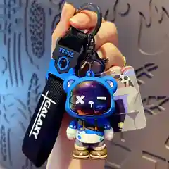 Брелок для ключей Kawaii Bearbrick синий