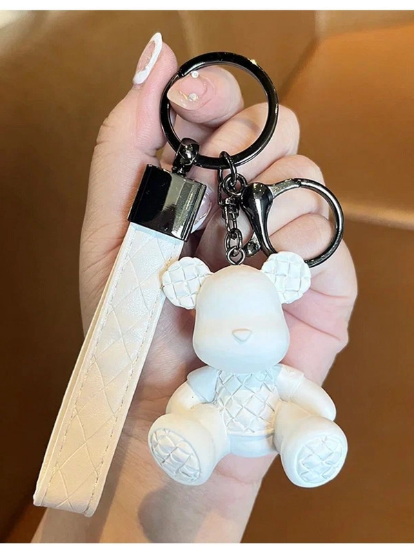 Брелок для ключей Bearbrick белый