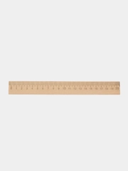 Оптом. Линейка деревянная 20 см (по 1,4,7,10,15,20,30шт)