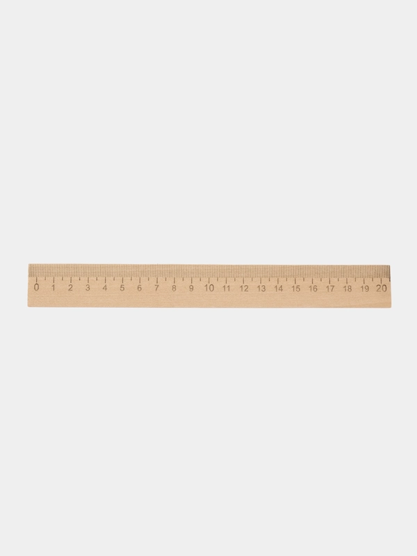 Оптом. Линейка деревянная 20 см (по 1,4,7,10,15,20,30шт)