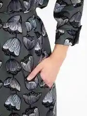 Серебряный халат-рубашка Lilians, женский, с поясом