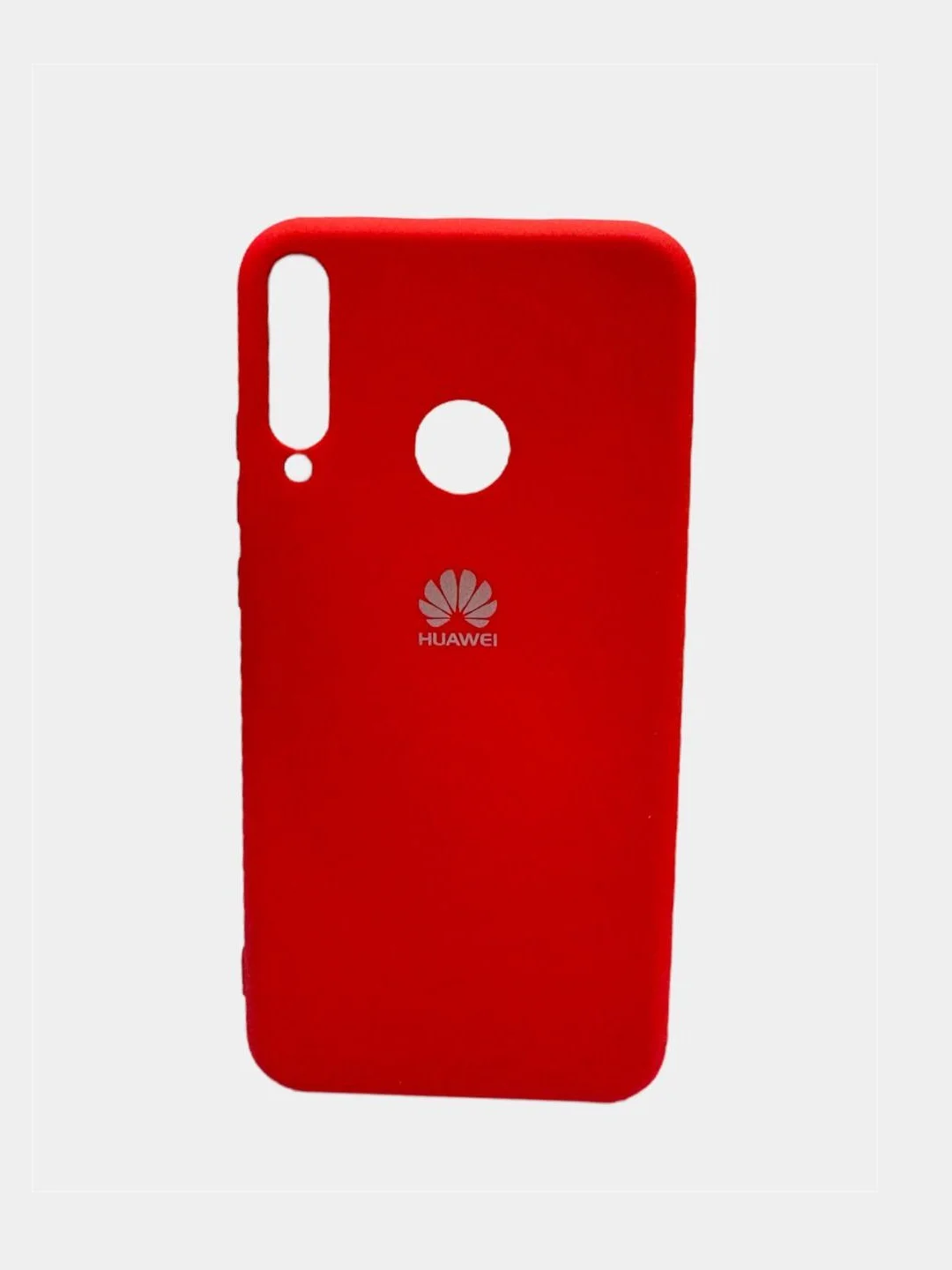 Красный чехол Silikone Cover для Huawei Y7P / P40 Lite E