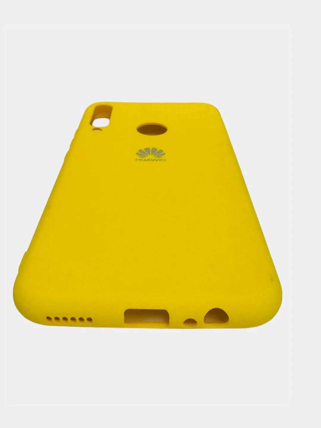 Желтый чехол Silikone Cover для Huawei Y7P / P40 Lite E